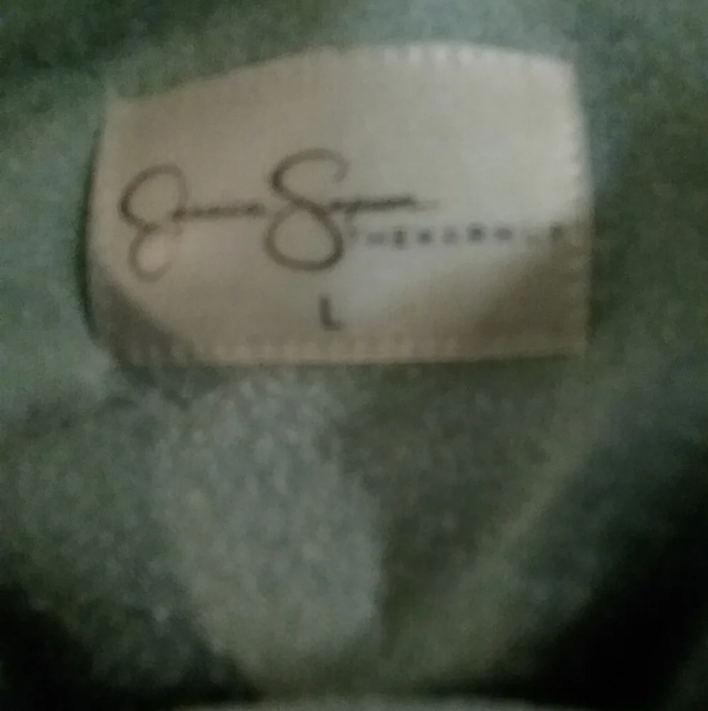 Jessica Simpson Green Hoodie Sweatshirt- Size L